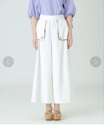 블루 레이블 쉘 드라이 와이드 팬츠