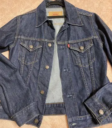 Levi's 다크 블루 데님 자켓