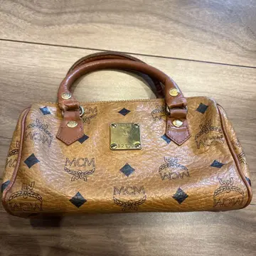 MCM 로고 프린트 미니 핸드백