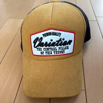 Variation 메쉬 백캡 머스타드