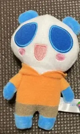 팬더 봉제 인형 오렌지 컬러