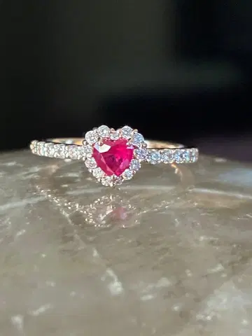 k10 하트형 반지