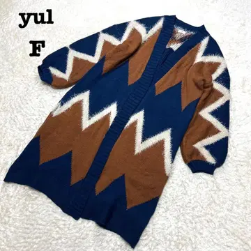 요르 롱 니트 코트 두꺼운 원단 가디건 겉옷 오버 사이즈 버튼리스