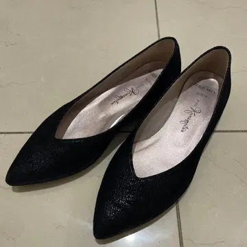 카네마츠 스틸레토 플랫슈즈 22.5cm 일본제