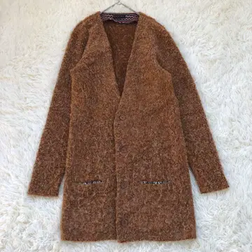 컨디션 최상 ABAHOUSE bexist 롱 니트 가디건 울