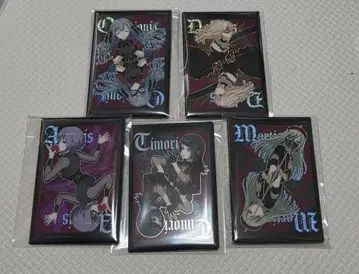 뱅드림 사각형 캔뱃지 dualitas 전종 세트