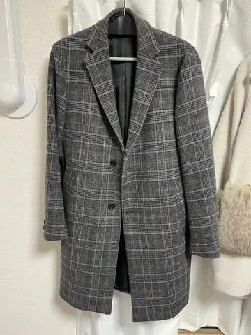 BEAUTY&YOUTH 체스터 코트 그레이 계열 체크