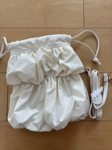 벌룬 2WAY 복조리 숄더백 화이트