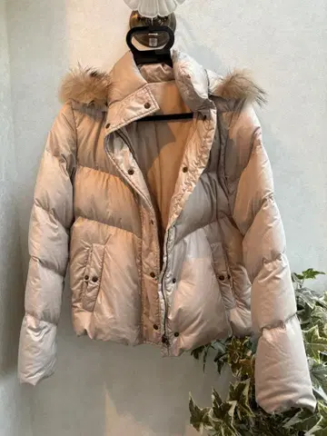 ROPE 퍼 후드 다운 자켓 EX-1 베이지