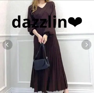 다즐린 플리츠 카슈쿨 롱 원피스