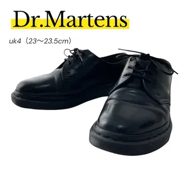 닥터마틴 블랙 여성용 로퍼 가죽 신발 uk4