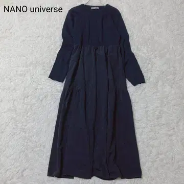 나노 유니버스 여성용 원피스 네이비 롱 원피스 캐주얼