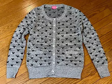 Disney 미키마우스 무늬 가디건