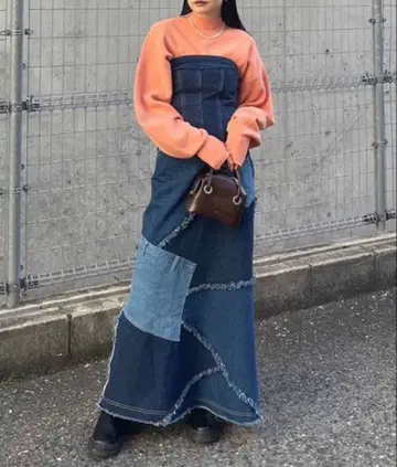 Ameri UND BACK PATCHWORK SETUP 아메리 셋업