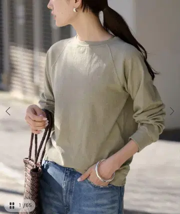 FRAMeWORK NEW 슬라브 베어 천축 풀오버