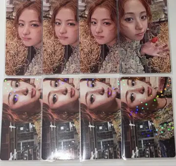 르세라핌 윤진 spaghetti 트레이딩 카드 특전 봉입