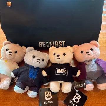 BE:FIRST 봉제 인형 곰 마스코트 비퍼스트 슌토 모음