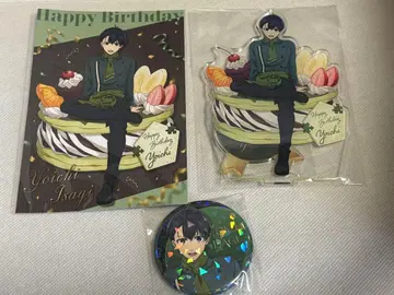 블루 록 이사기 요이치 이사기 벌스데이 세트 아크릴 스탠드 캔 배지 카드