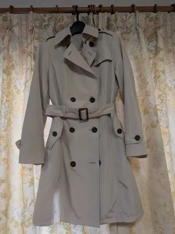 트렌치코트 더블 브레스트 라이너 포함 L