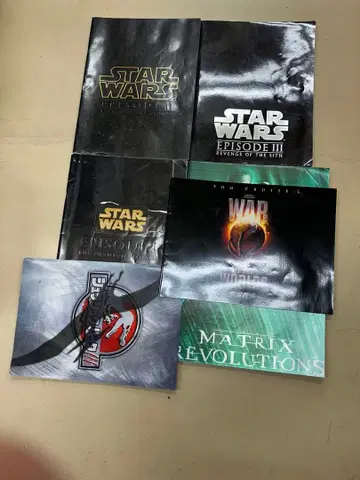스타 워즈 매트릭스 팜플렛 6권 세트