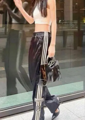 adidas 새틴 아디블레이크 스냅 팬츠 저리 S