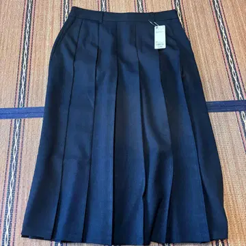 지유 GU 플리츠 미디 스커트 XL 블랙 플리츠 스커트