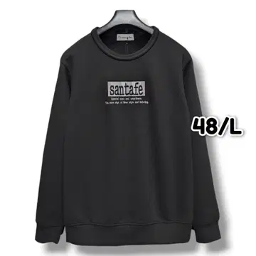 산타페 Santa Fe 크루넥 로고 트레이닝복 48 L ta1