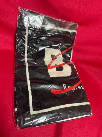 SUPER BEAVER 타월 블랙 화이트 [ 미사용 ]