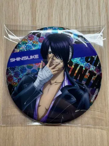 은혼 빅 캔뱃지 타카스기 신스케 홀로그램 캔뱃지 2018