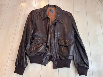 SHIPS 가죽 자켓 사이즈 46 브라운