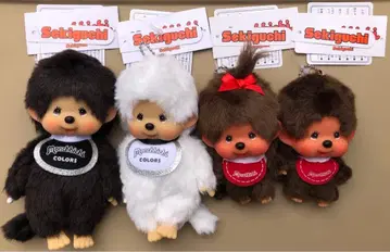 특가 택 포함 새상품 인기 아이템! 몽치치 봉제 인형 키링 4set