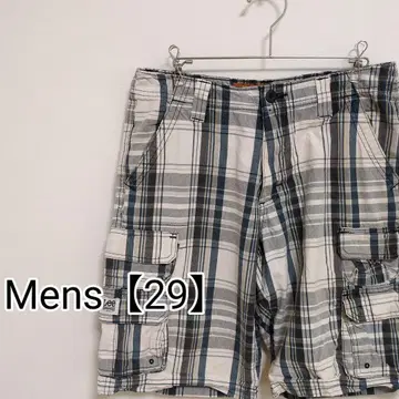 D119 [ US 수입 ] Lee 숏팬츠 [ 남성용 29 ] 체크 무늬