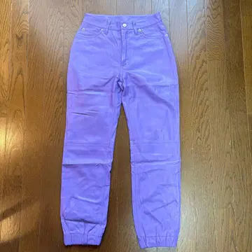 X-GIRL 퍼플 스트레이트 팬츠