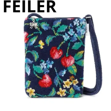 새상품 페이 FEILER 스윙 체리 숄더백 네이비 체리