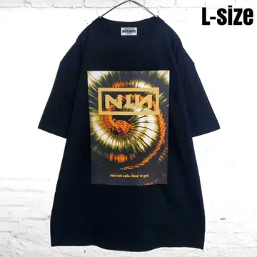 [ 새상품 ] Nine Inch Nails 블랙 T셔츠 2