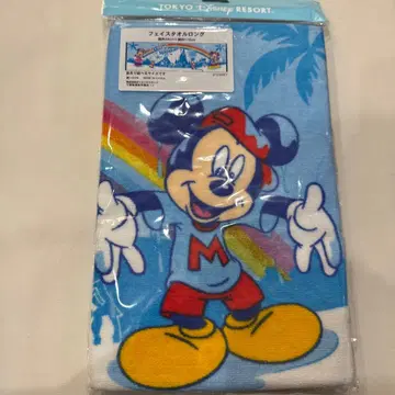 새상품 페이스타월 미키마우스와 친구들 서머쿨오프