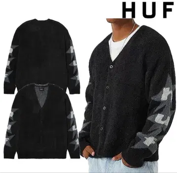 HUF URSA SHAGGY CARDIGAN
