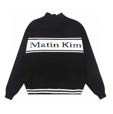 Matin Kim 블랙 니트 가디건