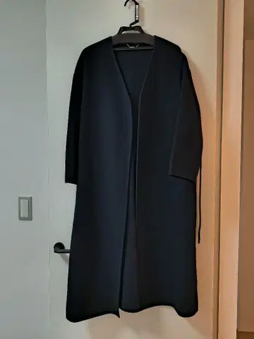 노리즈 네이비 롱 코트