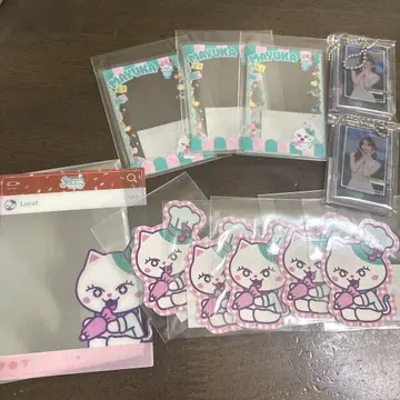 NiziU 마유카 루캬 슬리브 스티커 스마트폰 홀더 키링