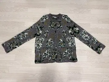 ZARA S 사이즈 자카드 니트 가디건