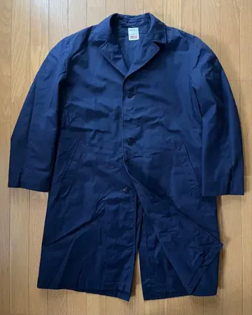 프랑스군 1960년대 레인코트 네이비 SIZE:L 상당 미사용 새상품