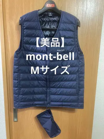 mont-bell 스페리오 다운 V넥 베스트 남성용 네이비