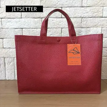 [미사용] JETSETTER 슈링크 가죽 토트백 초경량 일본제