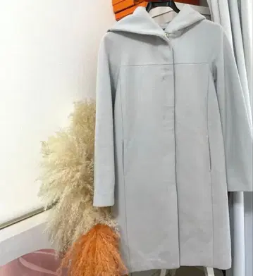 TOMORROWLAND collection 후드 부착 그레이 코트