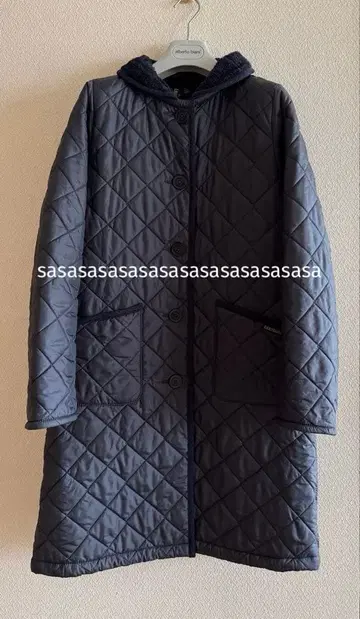 LAVENHAM 라벤햄 퀼팅 코트 네이비 40