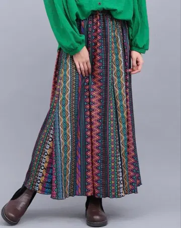 티티카카 패브릭 저지 스커트 새상품