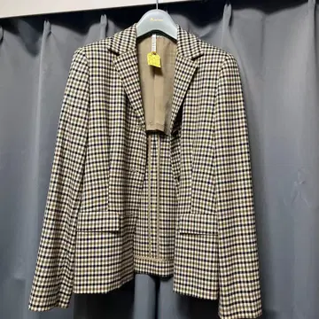 Aquascutum 체크 무늬 테일러드 자켓 사이즈 9