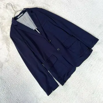 [ 지유 ] ( S ) 테일러드 자켓 캐주얼 네이비