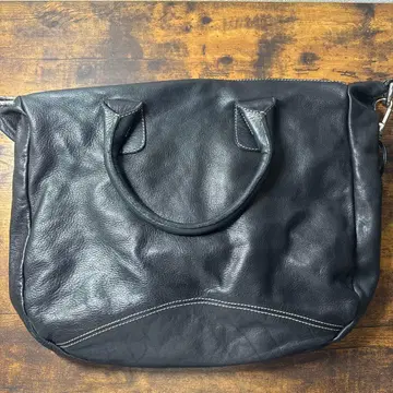 Theory 띠어리 가죽 토트백 블랙